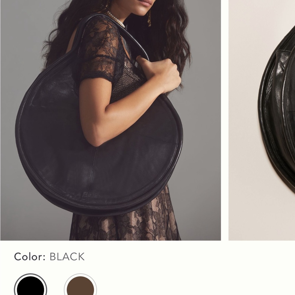 Julien leather tote - black